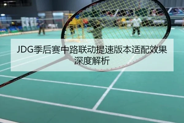 JDG季后赛中路联动提速版本适配效果深度解析